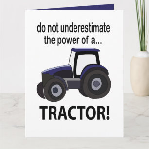 Tractor Power Tractor Card