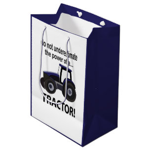 Tractor Power Tractor Medium Gift Bag