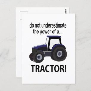 Tractor Power Tractor Postcard