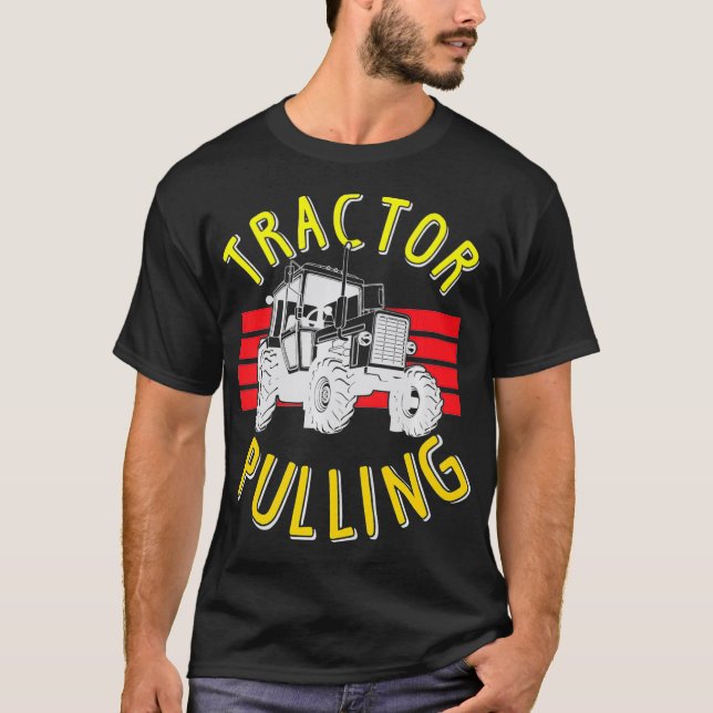 Tractor Pulling State Fair Champion Birthday Party T-Shirt (Front)