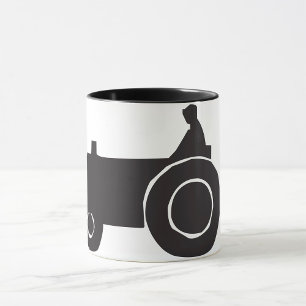 Tractor Silhouette Mug