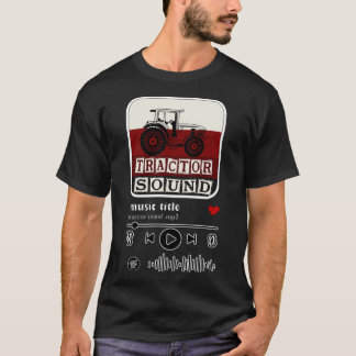 tractor sound mp3 in music player  T-Shirt
