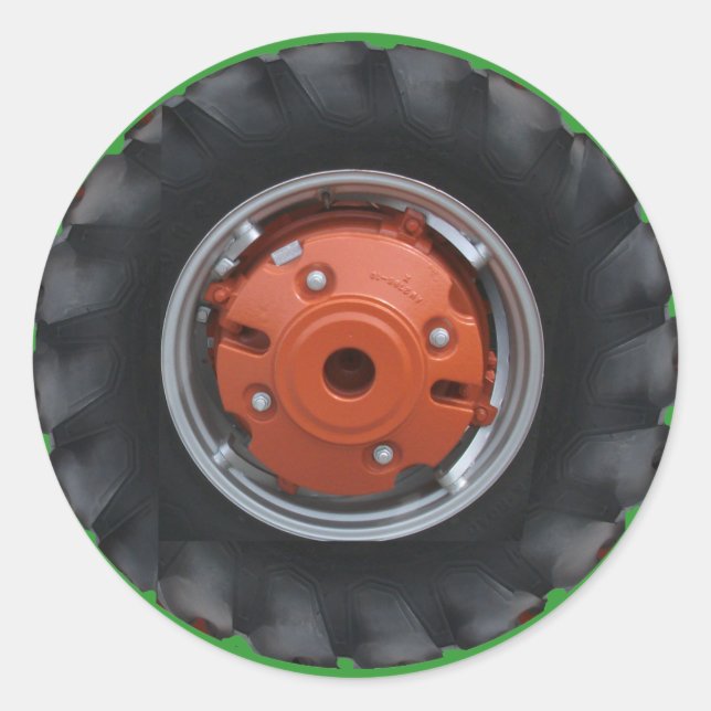 Tractor Tire Sticker (Front)