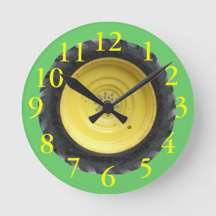 Tractor Tire Wall Clock