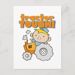 Tractor Tough T-shirts and Gifts Postcard