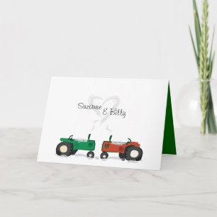 Tractor Valentine Card