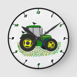 Tractor Wall Clock