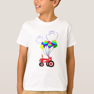 Tractor with Balloons T-Shirt