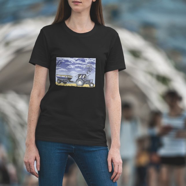 Tractor Working Field T-Shirt (Creator Uploaded)