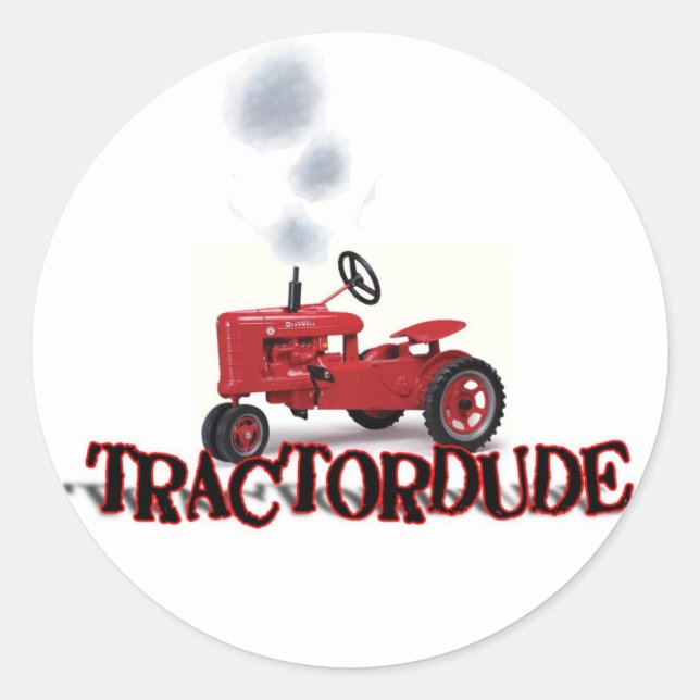 Tractordude sticker (Front)