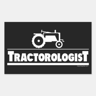 Tractorologist - Tractor Rectangular Sticker