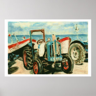 Tractors at Cromer - Print or Poster