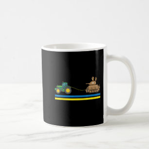 Tractors over Tanks Ukraine  I stand with Ukraine  Coffee Mug