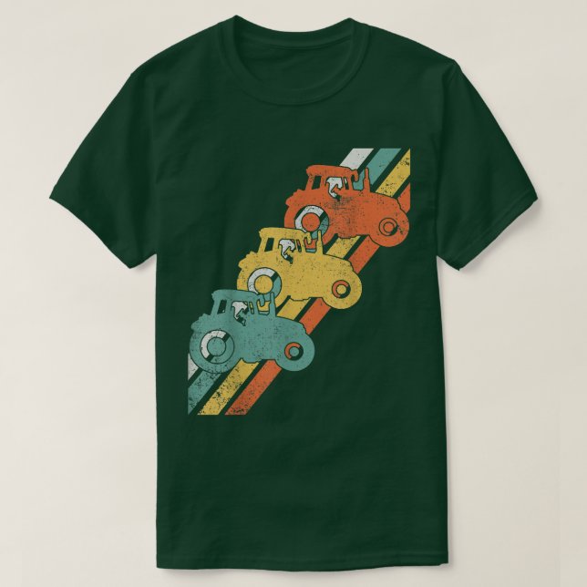 Tractors Tractor Farmer Farming T-Shirt (Design Front)