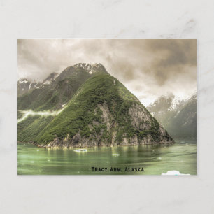 Tracy Arm, Alaska Holiday Postcard