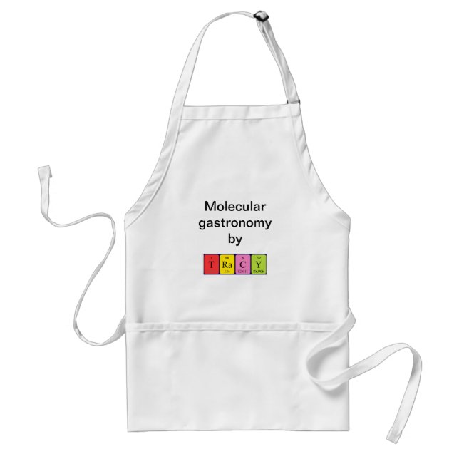Tracy periodic table name apron (Front)