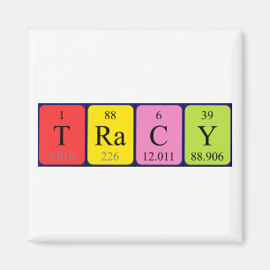 Tracy periodic table name magnet