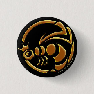 Tracy Queen - Queen Bee Crest 3 Cm Round Badge