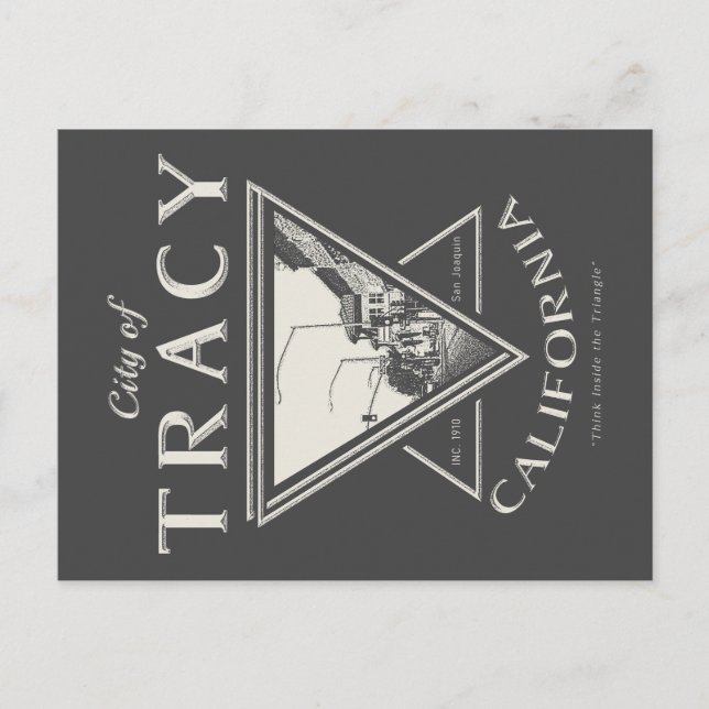 TRACY SAN JOAQUIN CALIFORNIA  POSTCARD (Front)