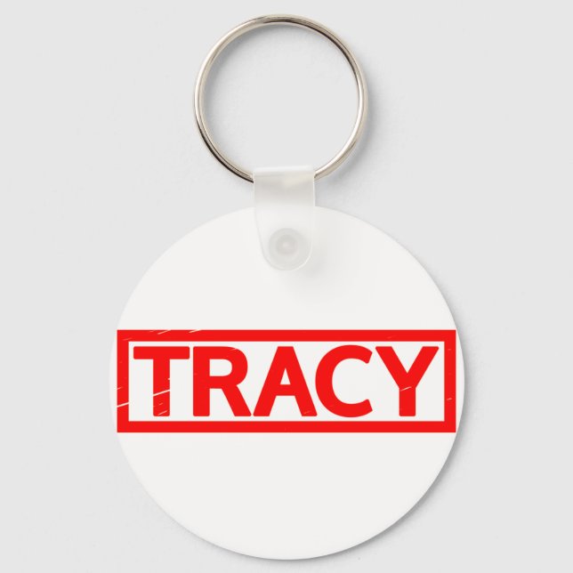 Tracy Stamp Key Ring (Front)