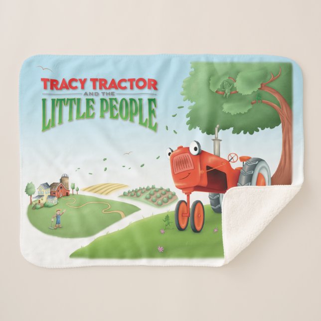 Tracy Tractor Blanket (Front (Horizontal))