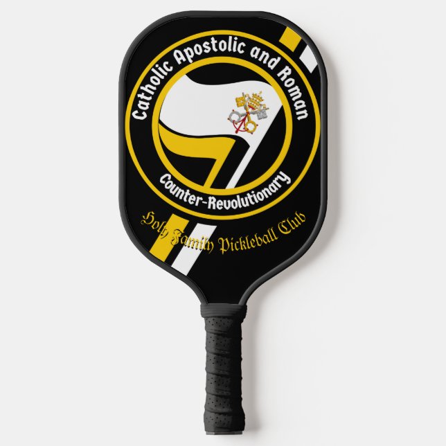 TRAD CATHOLIC PICKLEBALL PADDLE (Front)