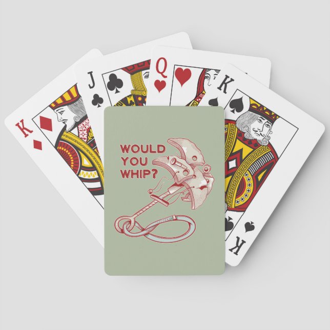 TRAD CLIMBING WHIPPER FALL PLAYING CARDS (Back)