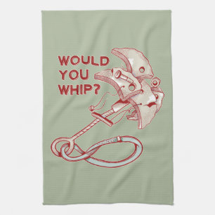 TRAD CLIMBING WHIPPER FALL TEA TOWEL