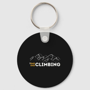 Trad Dad. Like A Normal Dad But Much Cooler. Rock Key Ring