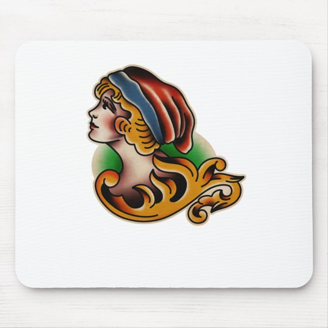 Trad Tattoo 004 Sticker  Mouse Pad (Front)