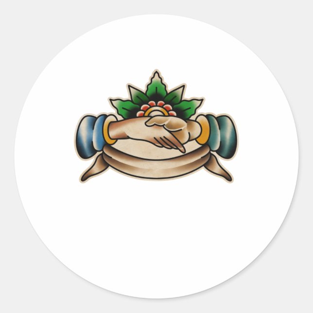 Trad Tattoo 008 Sticker  (Front)