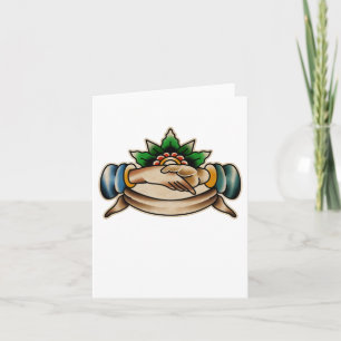 Trad Tattoo 008 Sticker Card