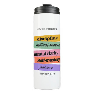 Trade design | Reminder | Motivation n Marble Thermal Tumbler