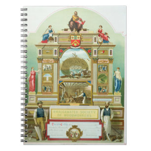 Trade Emblem of the Amalgamated Society of Woodwor Notebook