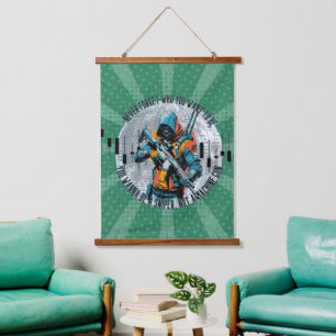 Trade Motivation Cyberpunk Sniper Fantasy Hanging Tapestry