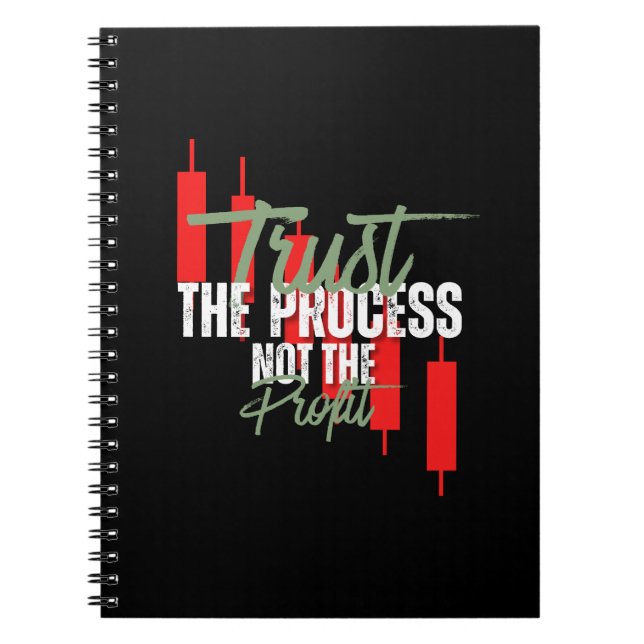 Trade Motivation | Trust | Self discipline Notebook (Front)