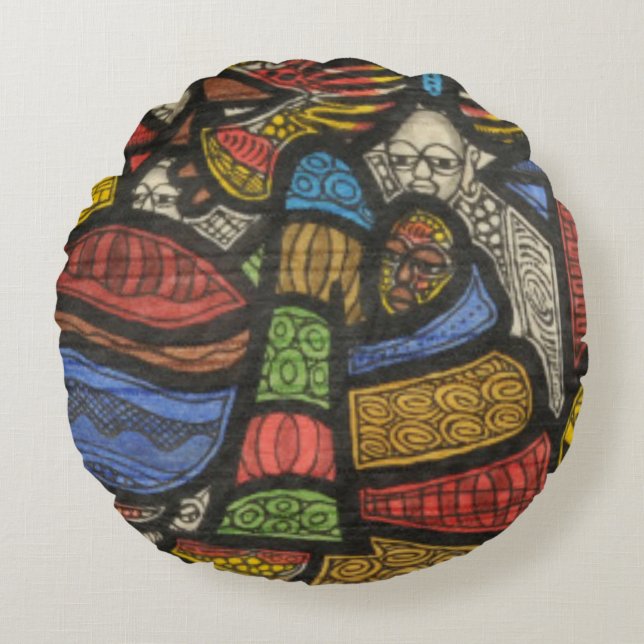 Trade Round Cushion (Front)
