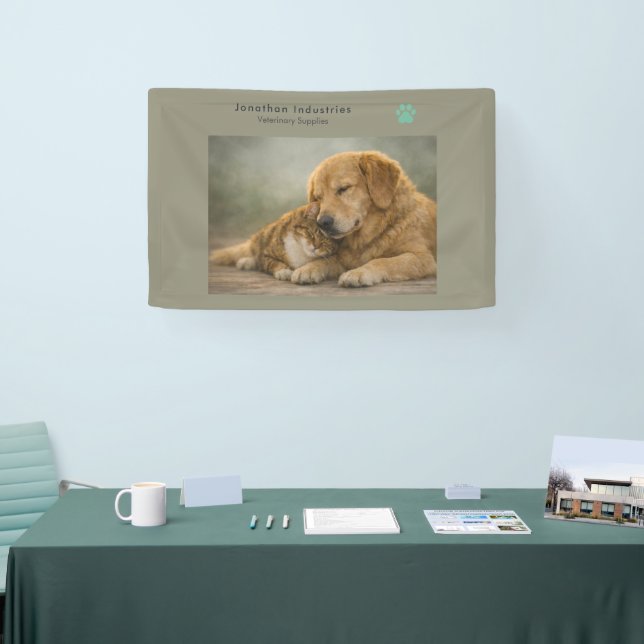 Trade Shows – Custom Logo Pet‑Friendly Booth Sign (Tradeshow)