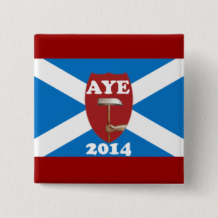 Trade Unionist Scottish Independence Flag Badge