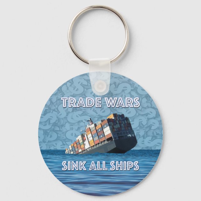 Trade Wars Sink All Ships Key Ring (Front)