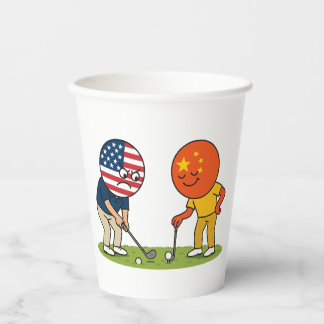 Trade Wars The Golf Edition Paper Cups