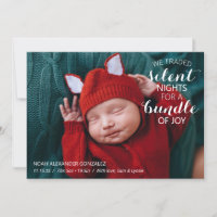 Traded Silent Nights For a Bundle of Joy Newborn