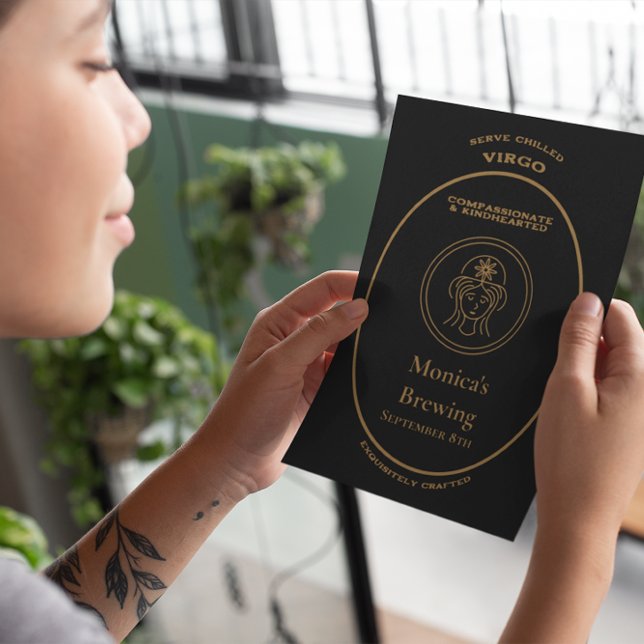 Trademark, Zodiac Signs, Virgo customisable  Postcard (Creator Uploaded)