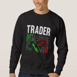 Trader Bearish Bullish Crypto Blockchain Investor Sweatshirt