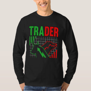 Trader Bearish Bullish Crypto Blockchain Investor T-Shirt