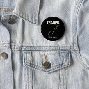 Trader Buy The Dip Day Trader And Cryptocurrency 6 Cm Round Badge