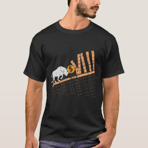 Trader Crypto Asset Trader Bull Trend Art T-Shirt