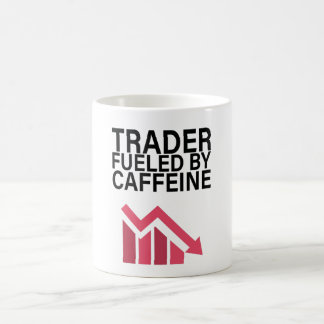 Trader fuelled by caffeine coffee mug