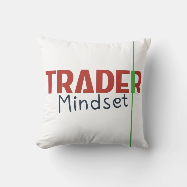 Trader Mindset – Discipline, Focus, Trading Psycho Cushion (Front)