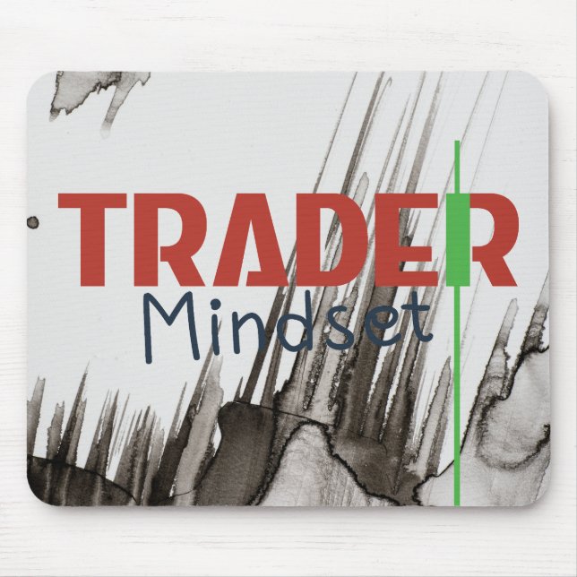 Trader Mindset – Discipline, Focus, Trading Psycho Mouse Pad (Front)